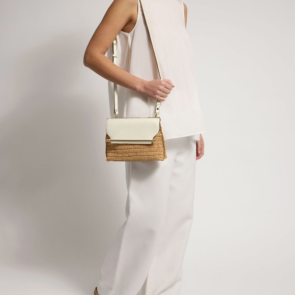 Strathberry Elegant Tan and Cream Women's Bag - Picture 4 of 12